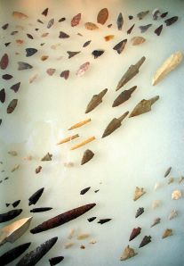 flechas prehistóricas amerindias