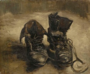  «Un par de botas -oleo sobre lienzo 37,5x45- Vincent Van Gogh (1886)»